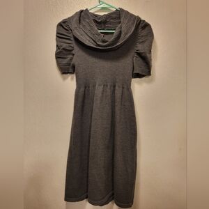 Cowel Neck Sweater Dress